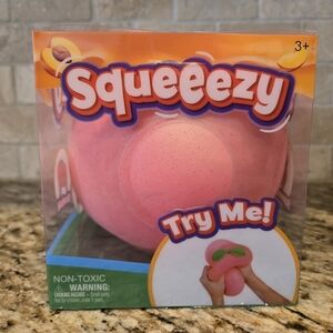 Sunny Days Squeeezy Peach Squishy Stress Ball Toy